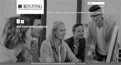 Desktop Screenshot of kolping-weiterbildung.de