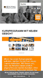 Mobile Screenshot of kolping-weiterbildung.de